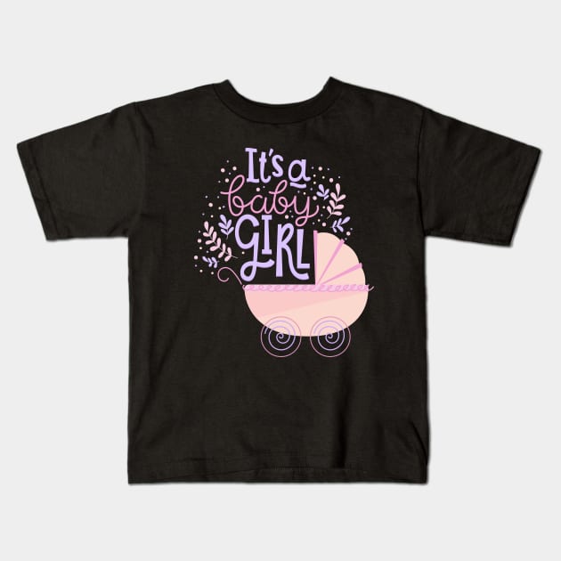 It is a baby Girl Kids T-Shirt by Alg0rany